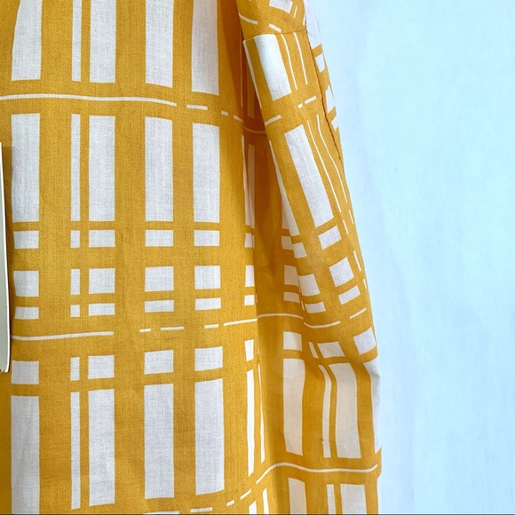 Universal Thread Women's Yellow Plaid Shoulder Tie Tank - Picture 5 of 7